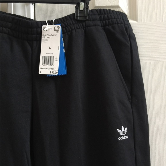 ADIDAS ORIGINALS Large Logo Sweatpants L or S - Picture 4 of 8